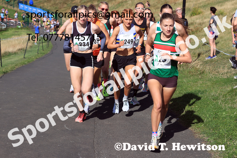 Senior Women, 2026 Northern Mens 6 and Womens 4 Stage and Youngsters Relays, Silksworth, Sunderland. Photo: David T. Hewitson/Sports for All Pics